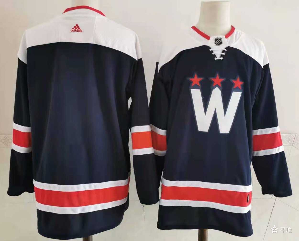 2021 Men Washington Capitals Customized blue Adidas Hockey Stitched NHL Jerseys
